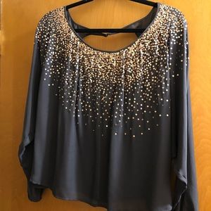 Madison Marcus sequin blouse